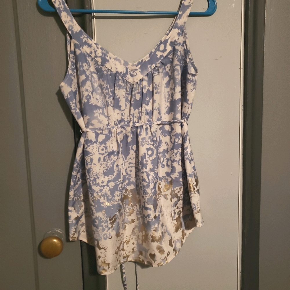 Blue gold tank